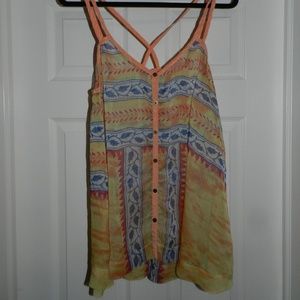 Free People Colorful Tank